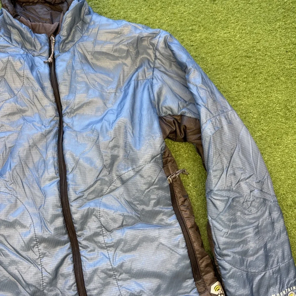 Mountain Hardwear Primaloft Women's Jacket Full Zip Blue Black Size‎ 6